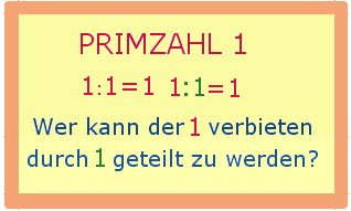 Definition Primzahl 1